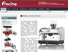 Tablet Screenshot of fracino.com.pl